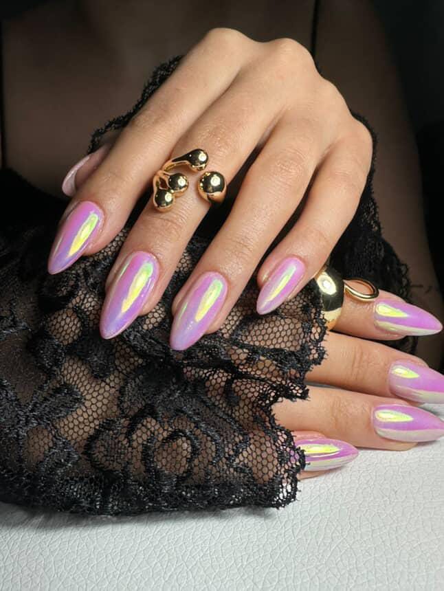 Nail art çalışması 6